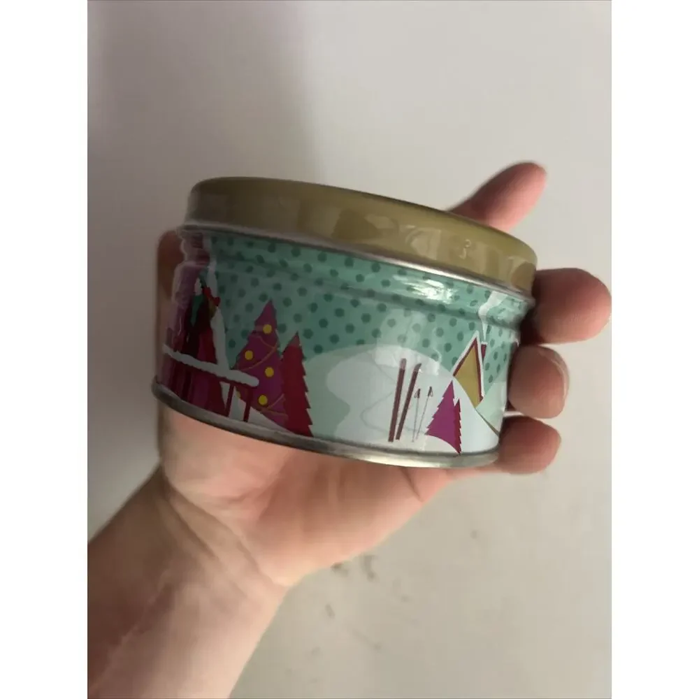 New EOS Lip Balm Set First Snow Fireside Chai Caren Soap Christmas GIFT TIN!
